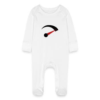 gas_geben - Baby Organic Sleepsuit with Scratch Mitts - white - Front