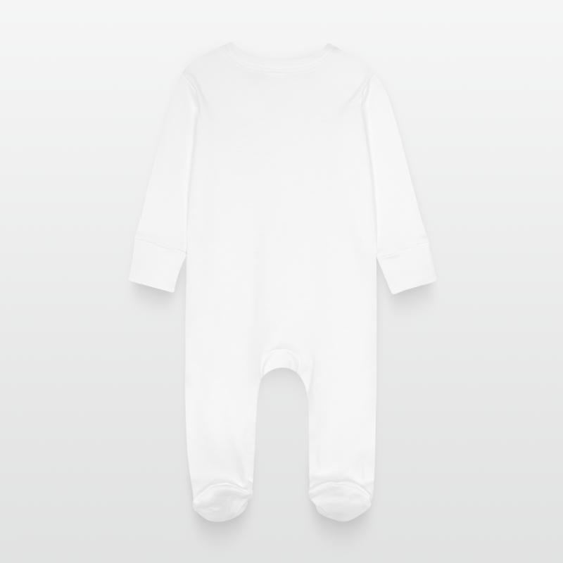 Ein Hintergrund-Controller Baby Bio-Schlafanzug mit Kratzhandschuhen