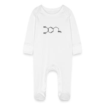 Dopamine - Baby Organic Sleepsuit with Scratch Mitts - white - Front