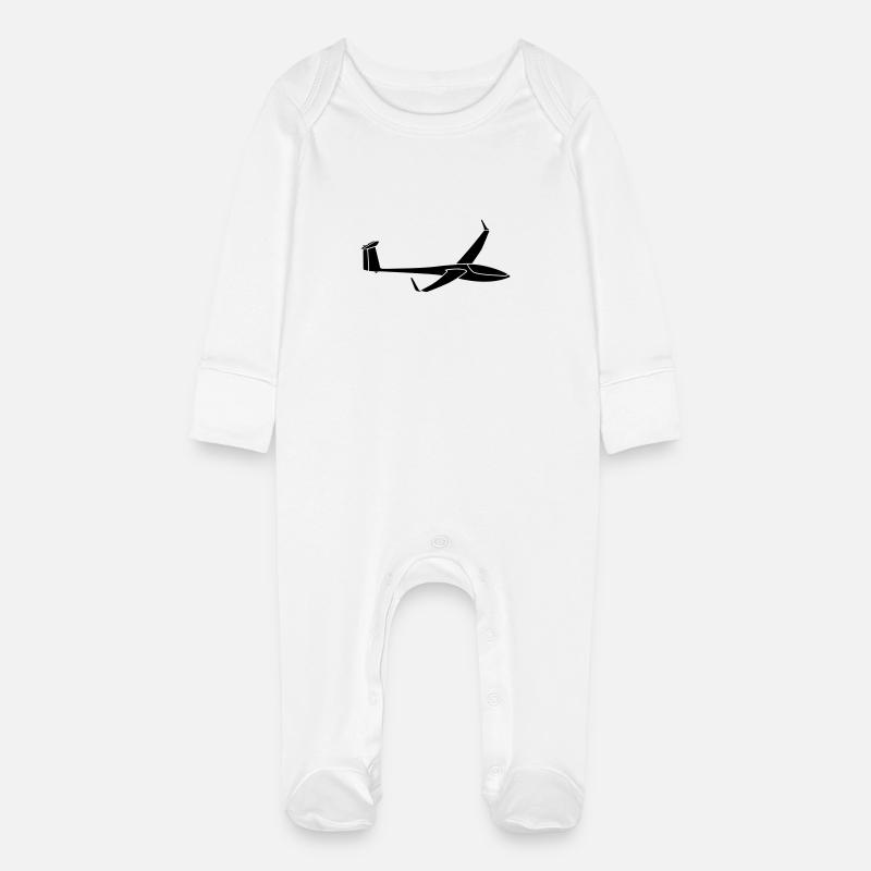 DG800 - Baby Bio-Schlafanzug mit Kratzhandschuhen - Weiß
