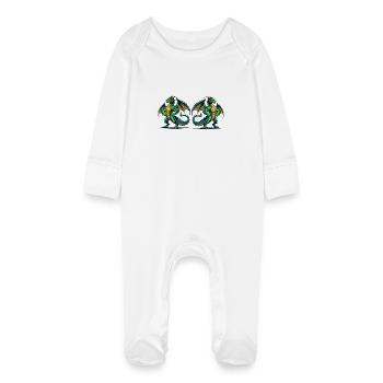 Kite - Baby Organic Sleepsuit with Scratch Mitts - white - Front
