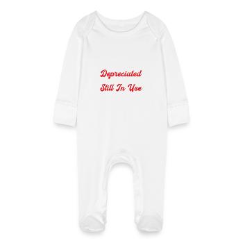 Fully Depreciated But Still In Use 38 - Baby Bio-Schlafanzug mit Kratzhandschuhen - Weiß - Vorne