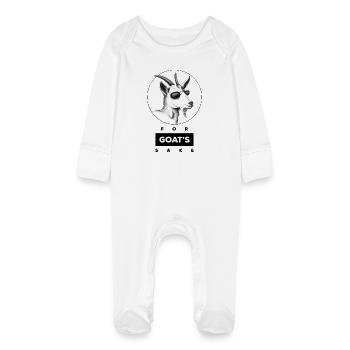 For Goat's Sake - Grenouillère bio avec gants Bébé - blanc - Devant