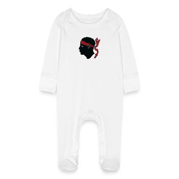 Corsica ! - Grenouillère bio avec gants Bébé - blanc - Devant