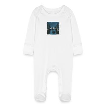Hamburg - Baby Organic Sleepsuit with Scratch Mitts - white - Front