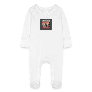Conception de GhastlyVisions - Grenouillère bio avec gants Bébé - blanc - Devant