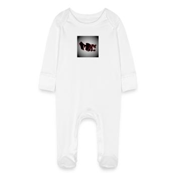 Allez-y - Grenouillère bio avec gants Bébé - blanc - Devant
