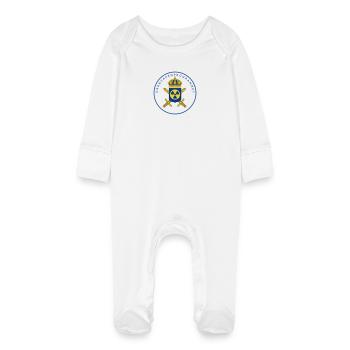 The Swedish Nuclear Weapons Programme - Baby Organic Sleepsuit with Scratch Mitts - white - Front