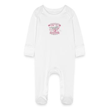 Coeur pour les chevaux - Grenouillère bio avec gants Bébé - blanc - Devant