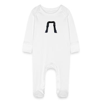 Stargate - Portal - Beamer - Baby Organic Sleepsuit with Scratch Mitts - white - Front