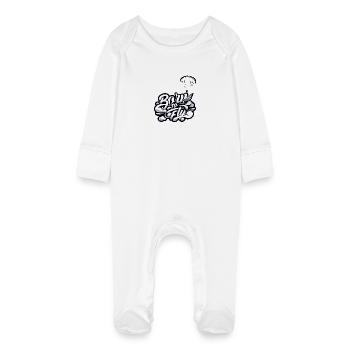 SPORTS DE PARAPENTE | GRAFFITI STYLE - Grenouillère bio avec gants Bébé - blanc - Devant