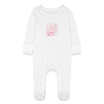 Buchstabe Z - Baby Bio-Schlafanzug mit Kratzhandschuhen - Weiß - Vorne