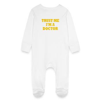 trust me i'm a doctor - Grenouillère bio avec gants Bébé - blanc - Dos