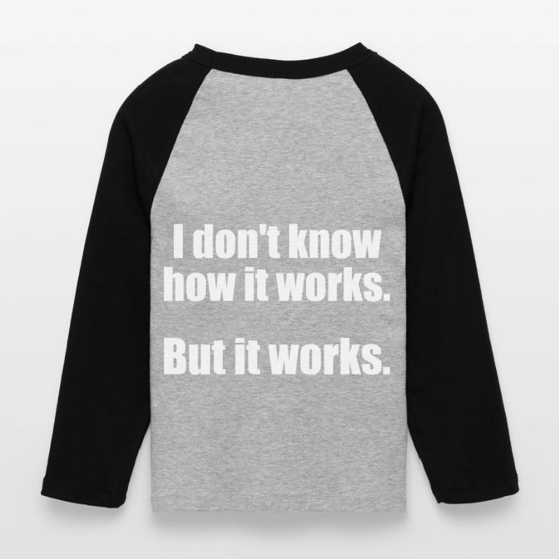 Programmierer, Software, Informatik, Developer Frauen Cropped Baseball T-Shirt 3/4 Arm