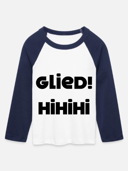 Glied HIHIHI - Frauen Cropped Baseball T-Shirt 3/4 Arm - Weiß/Navy 