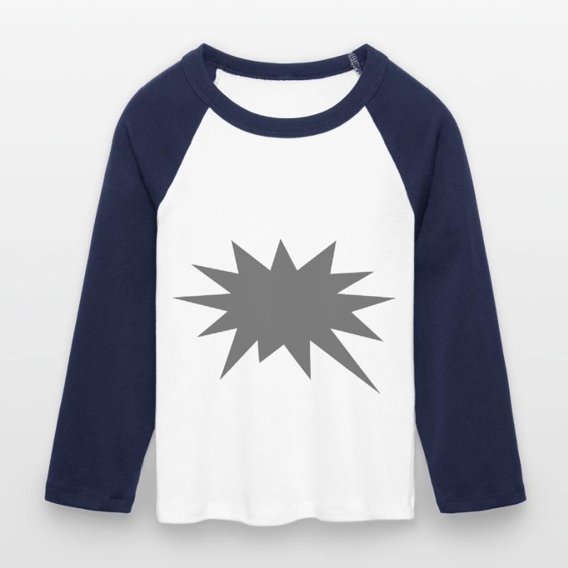 Comic bubble, your text, template, speechbubble, Women's Cropped 3/4 Sleeve Baseball T-Shirt