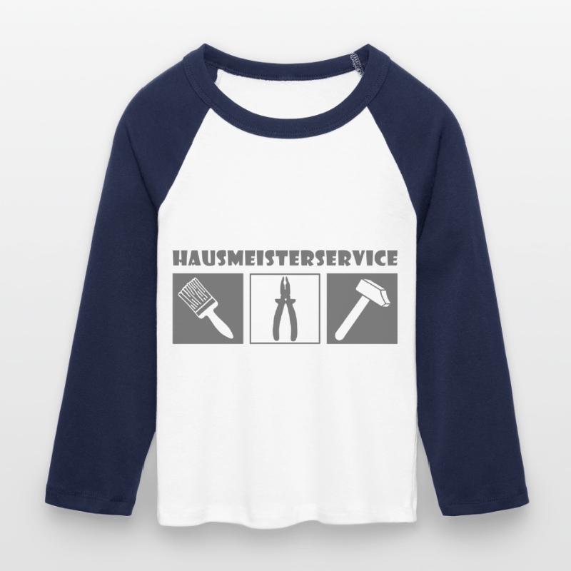 Edifici Pulizia shirt da Baseball Corta con Maniche a 3/4 da donna