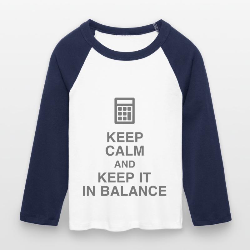 comptable / comptabilité / compter / chiffre T-shirt Crop Top de Baseball Manches 3/4 Femme