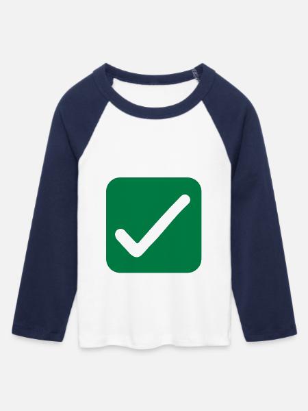 Haken - Frauen Cropped Baseball T-Shirt 3/4 Arm - Weiß/Navy 
