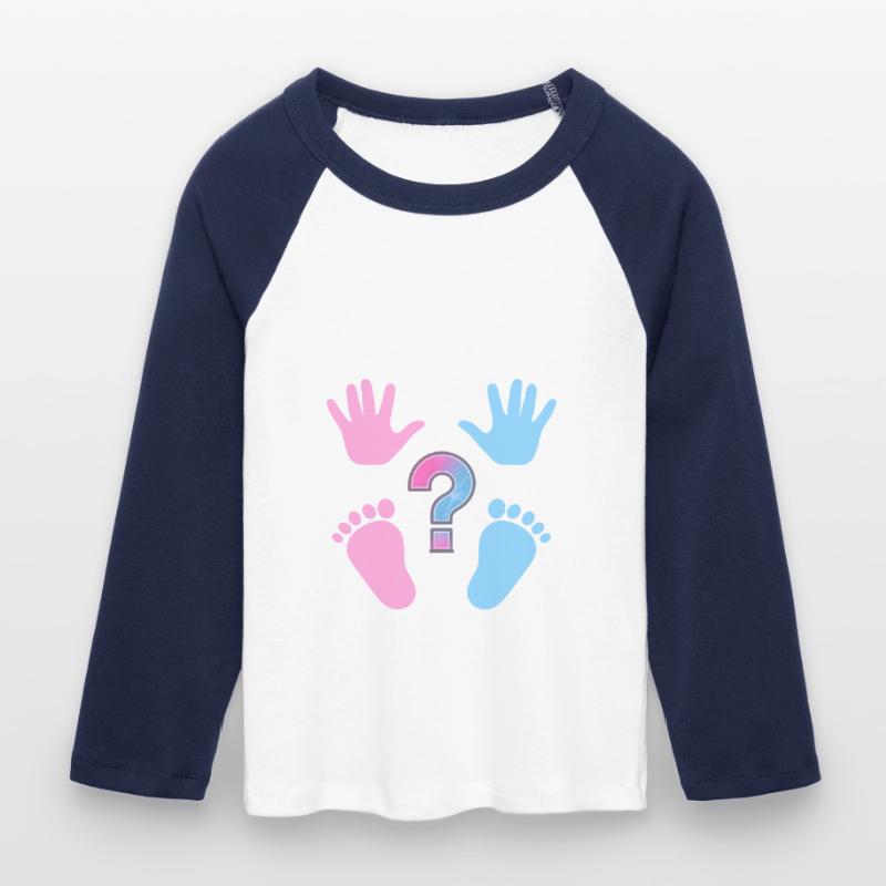 Mädchen oder Junge Frauen Cropped Baseball T-Shirt 3/4 Arm