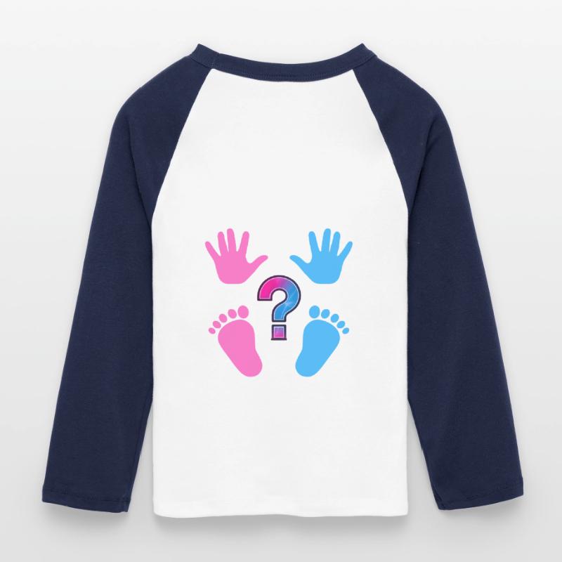 Mädchen oder Junge Frauen Cropped Baseball T-Shirt 3/4 Arm
