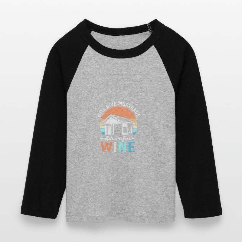 Schulden Eigentumswohnung Hypothek Frauen Cropped Baseball T-Shirt 3/4 Arm