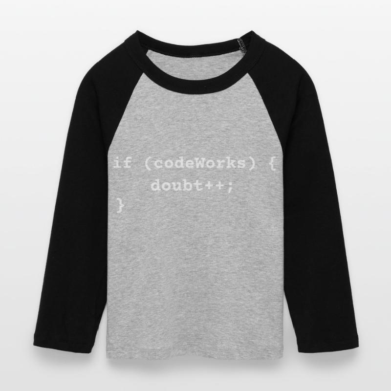 Lustiger Programmierer T-Shirt Humor Codierung Lustige Python Frauen Cropped Baseball T-Shirt 3/4 Arm