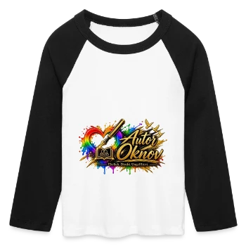 Frauen Cropped Baseball T-Shirt 3/4 Arm