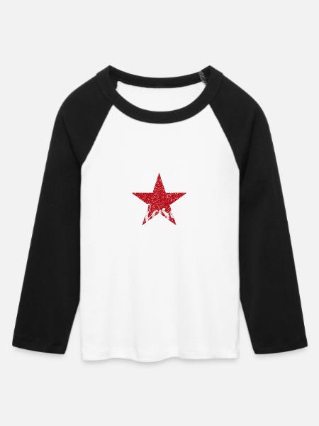 Antifaschistisch - Frauen Cropped Baseball T-Shirt 3/4 Arm - Weiß/Schwarz