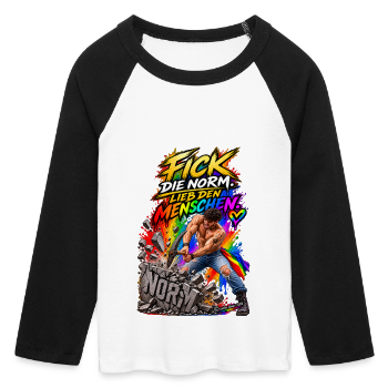 Frauen Cropped Baseball T-Shirt 3/4 Arm