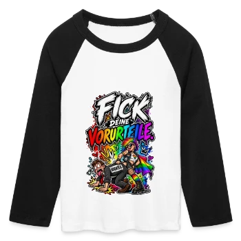 Frauen Cropped Baseball T-Shirt 3/4 Arm