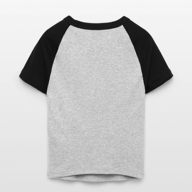 SQL pixelart backside Frauen Cropped Baseball T-Shirt