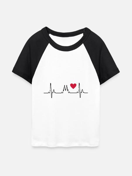 Köln - Frauen Cropped Baseball T-Shirt - Weiß/Schwarz