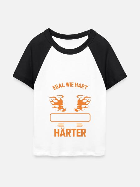 heimwerker - Frauen Cropped Baseball T-Shirt - Weiß/Schwarz