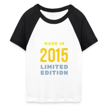 2015 - T-shirt Crop Top de Baseball Femme - blanc/noir - Devant