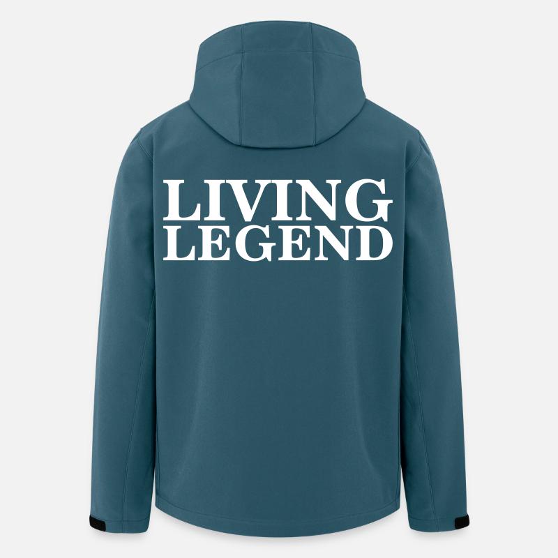 Living Legend - Recycelte Männer Softshell-Jacke von Stanley/Stella - Dunkles Petrol