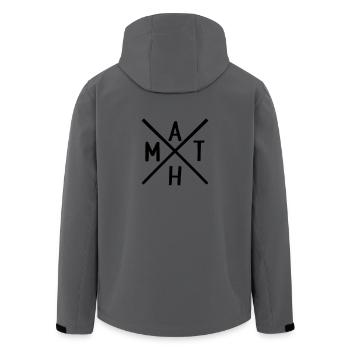 Maths - Veste softshell homme en polyester recyclé Stanley/Stella - bleu pétrole foncé - Dos - AI Model Male 185 light (185cm)