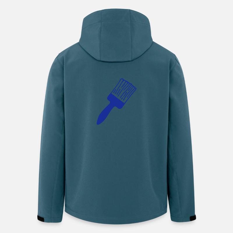 Pinsel - Veste softshell homme en polyester recyclé Stanley/Stella - bleu pétrole foncé