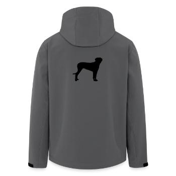 Rhodesian Ridgeback Silhouette - Men’s Recycled Softshell Jacket by Stanley/Stella - stargazer - Back - AI Model Male 185 light (185cm)