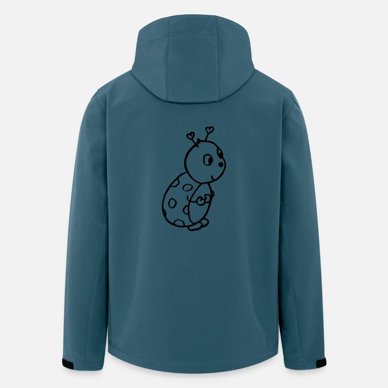 Ladybird - Recycelte Männer Softshell-Jacke von Stanley/Stella - Dunkles Petrol