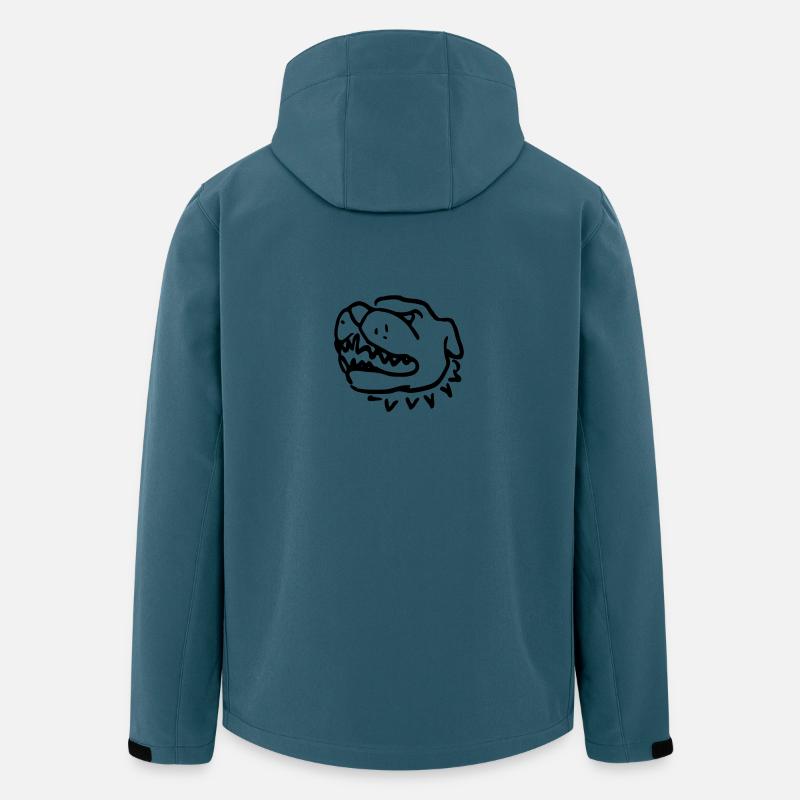kampfhund - Recycelte Männer Softshell-Jacke von Stanley/Stella - Dunkles Petrol