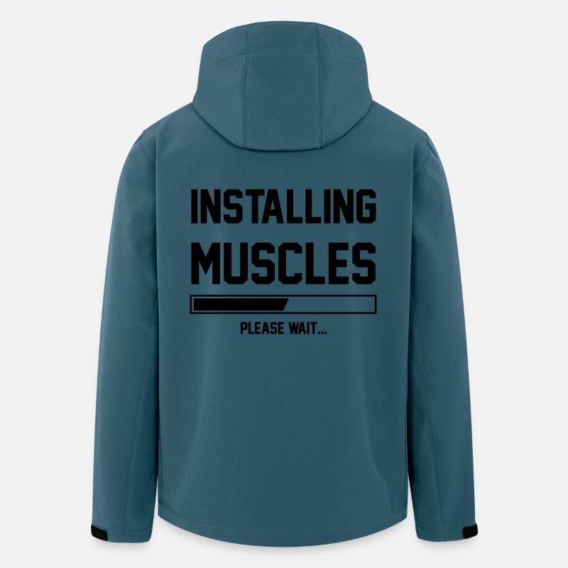 Muscles - Men’s Recycled Softshell Jacket by Stanley/Stella - stargazer