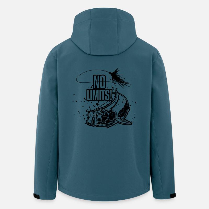 TARPON - NO LIMITS! - Recycelte Männer Softshell-Jacke von Stanley/Stella - Dunkles Petrol