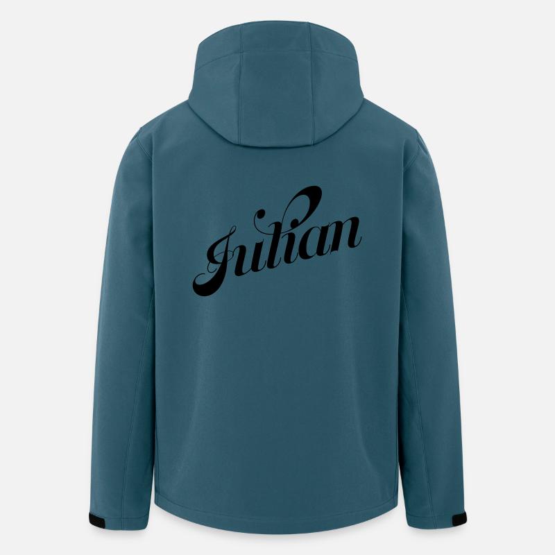 Julian - Recycelte Männer Softshell-Jacke von Stanley/Stella - Dunkles Petrol
