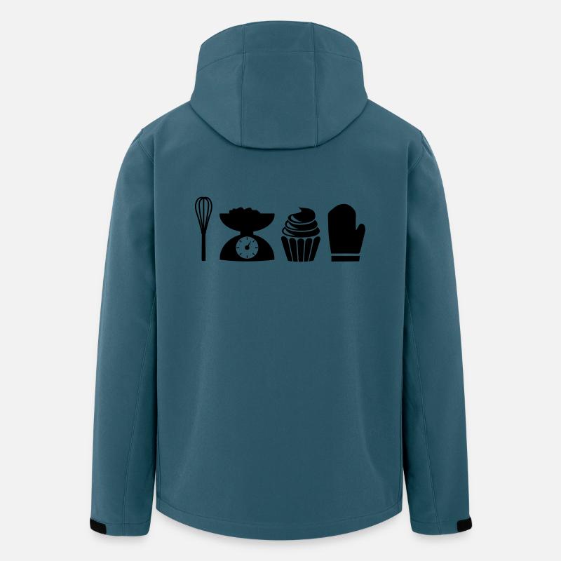 iconbaking - Veste softshell homme en polyester recyclé Stanley/Stella - bleu pétrole foncé