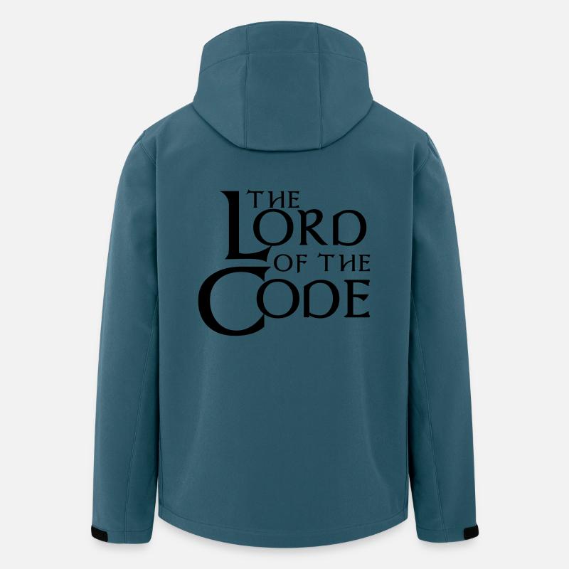 Le Seigneur du Code - Veste softshell homme en polyester recyclé Stanley/Stella - bleu pétrole foncé