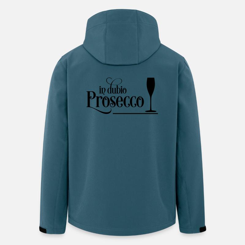 Prosecco - Recycelte Männer Softshell-Jacke von Stanley/Stella - Dunkles Petrol
