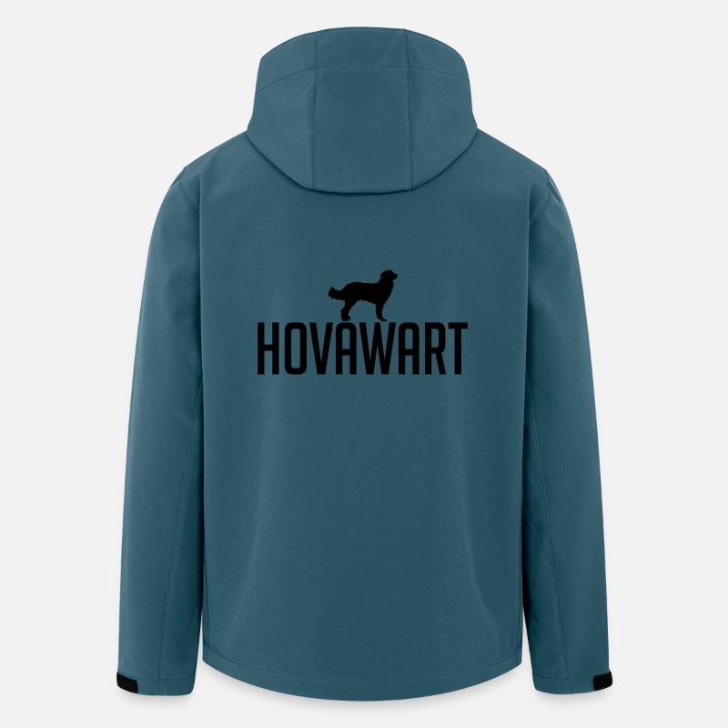 HOVAWART Hunderasse Hunde Hund Wilsigns - Recycelte Männer Softshell-Jacke von Stanley/Stella - Dunkles Petrol