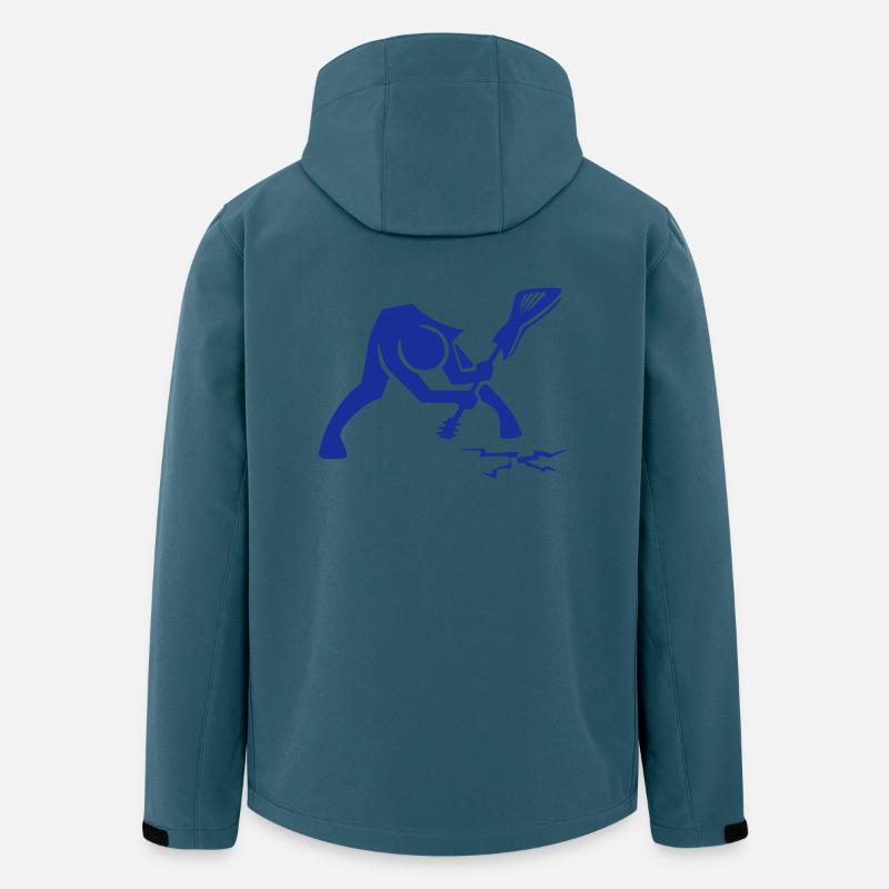 Breaking my guitar. - Recycelte Männer Softshell-Jacke von Stanley/Stella - Dunkles Petrol