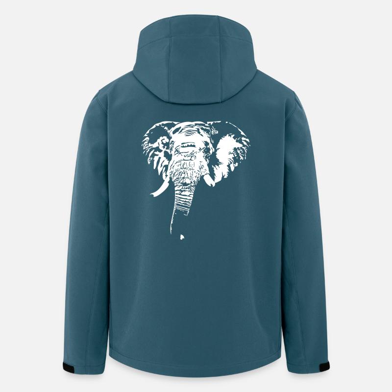 Elephant negative - Men’s Recycled Softshell Jacket by Stanley/Stella - stargazer